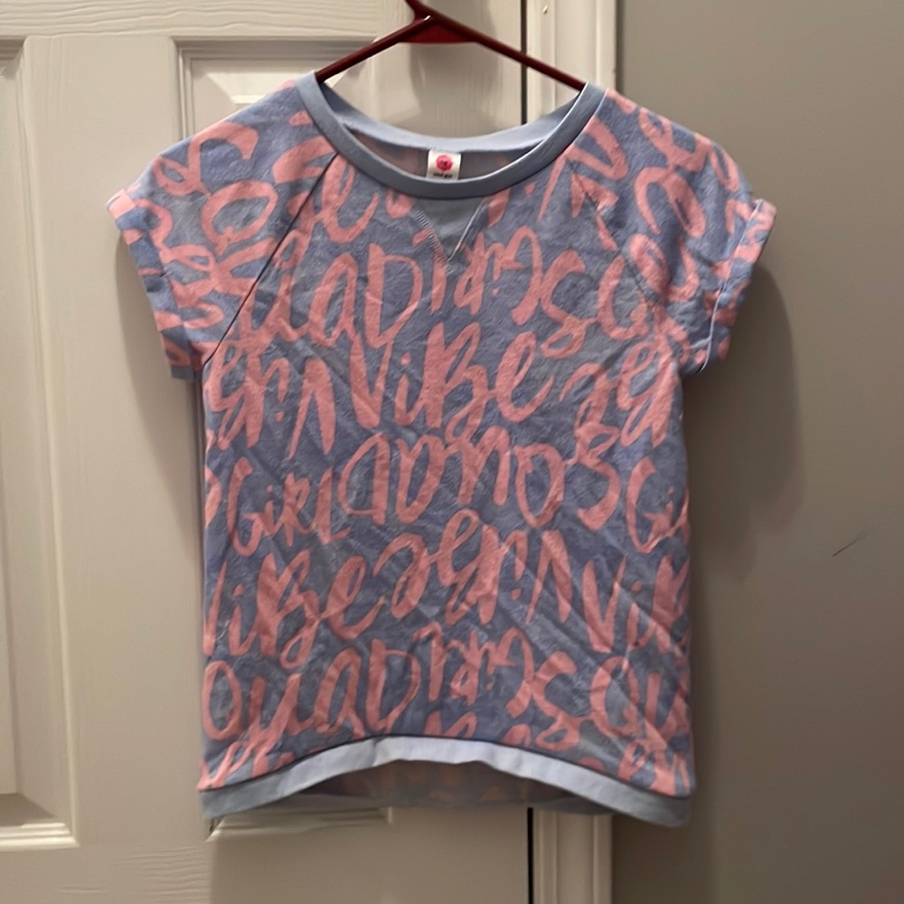 Pink and Blue Total Girl Shirt
